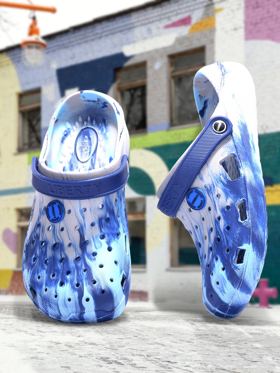 Liberty - RoyalBlue Men's Clogs     			Liberty - RoyalBlue Men's Clogs