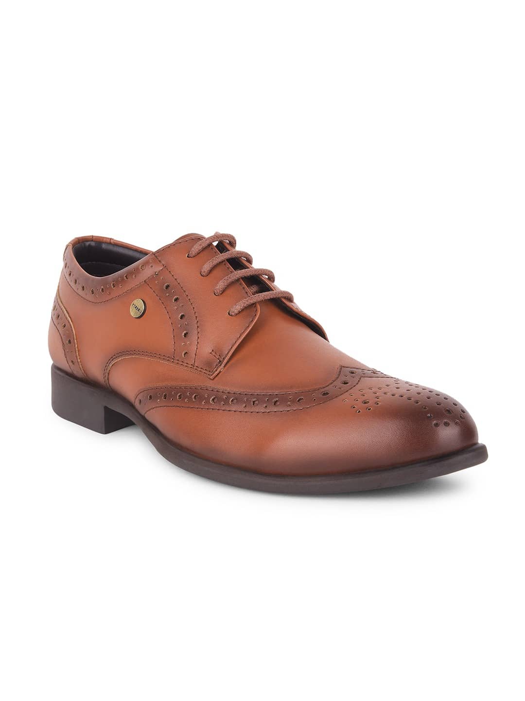 Liberty Tan Men's Brogue Formal Shoes - Formal Shoes | Buy online on ZillyBuy