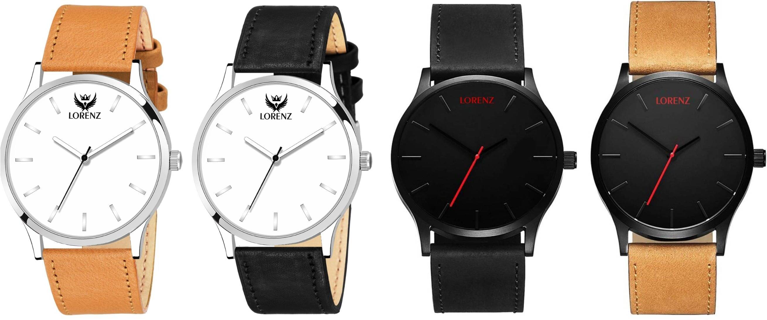     			Lorenz Multicolor PU Analog Men's Watch