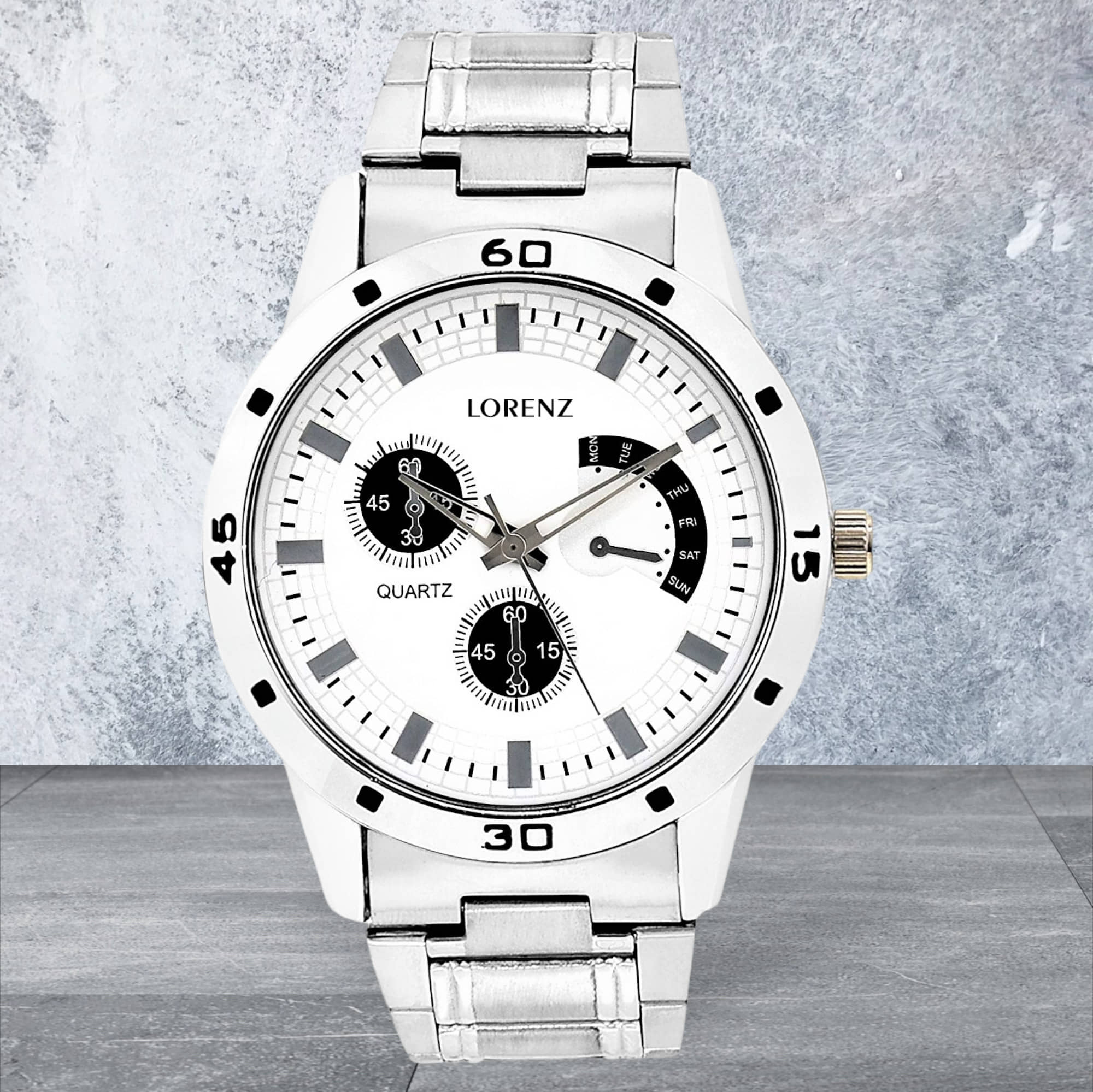 Lorenz Silver Stainless Steel Analog Men's Watch