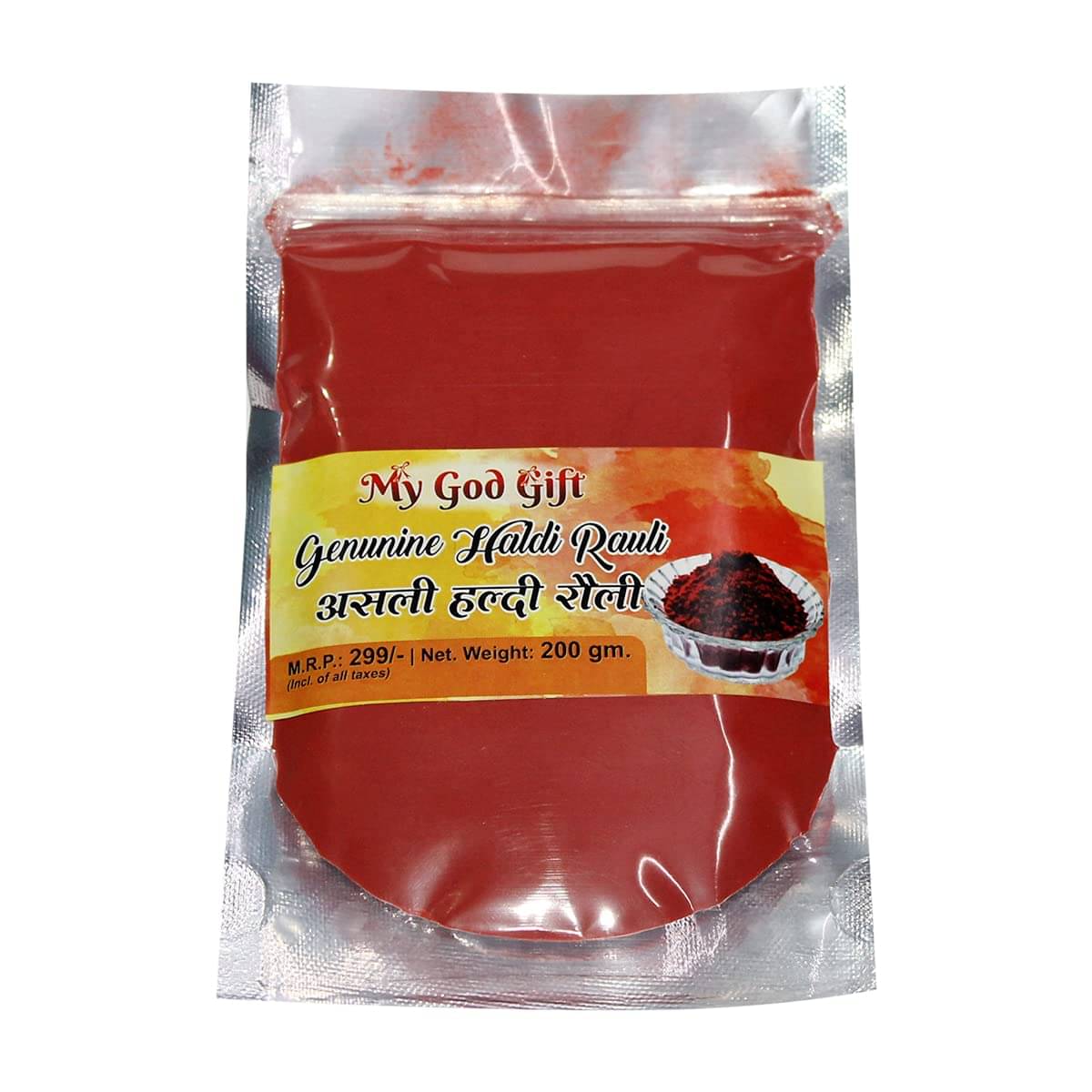     			My God Gift ASLI Haldi Roli Kumkum 100GM