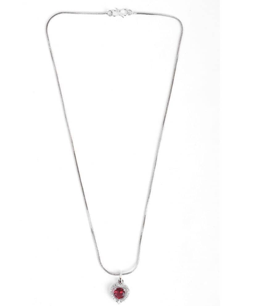PUJVI Red Pendant ( Pack of 1 )