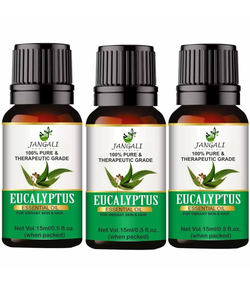     			PURE Jangali ORGANICS Eucalyptus Oil PURE & Natural Essential Oil For Skin and Hair Therapy 45ML
