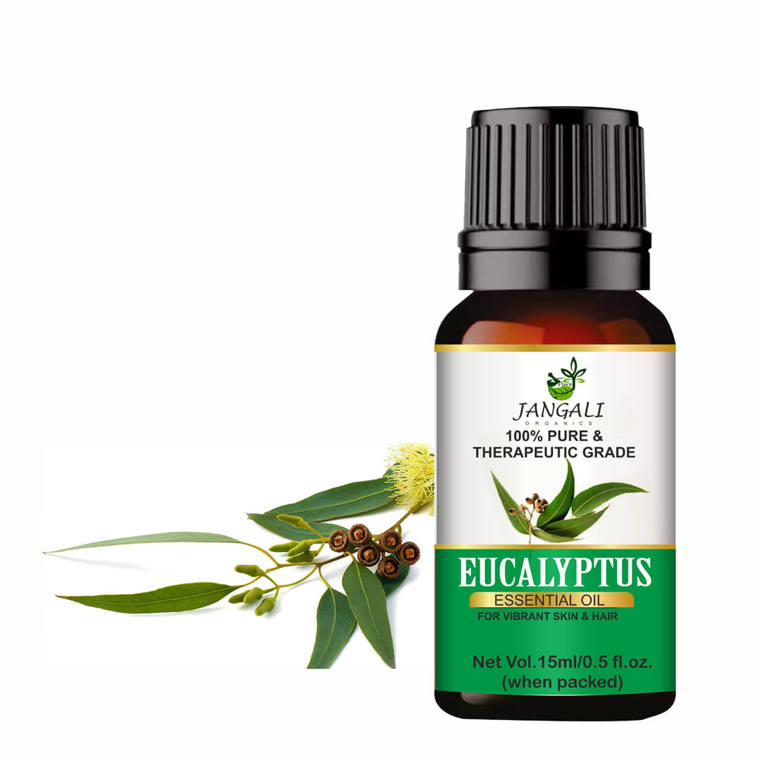     			Pure Jangali Organics Eucalyptus Essential Oil 15 mL ( Pack of 1 )