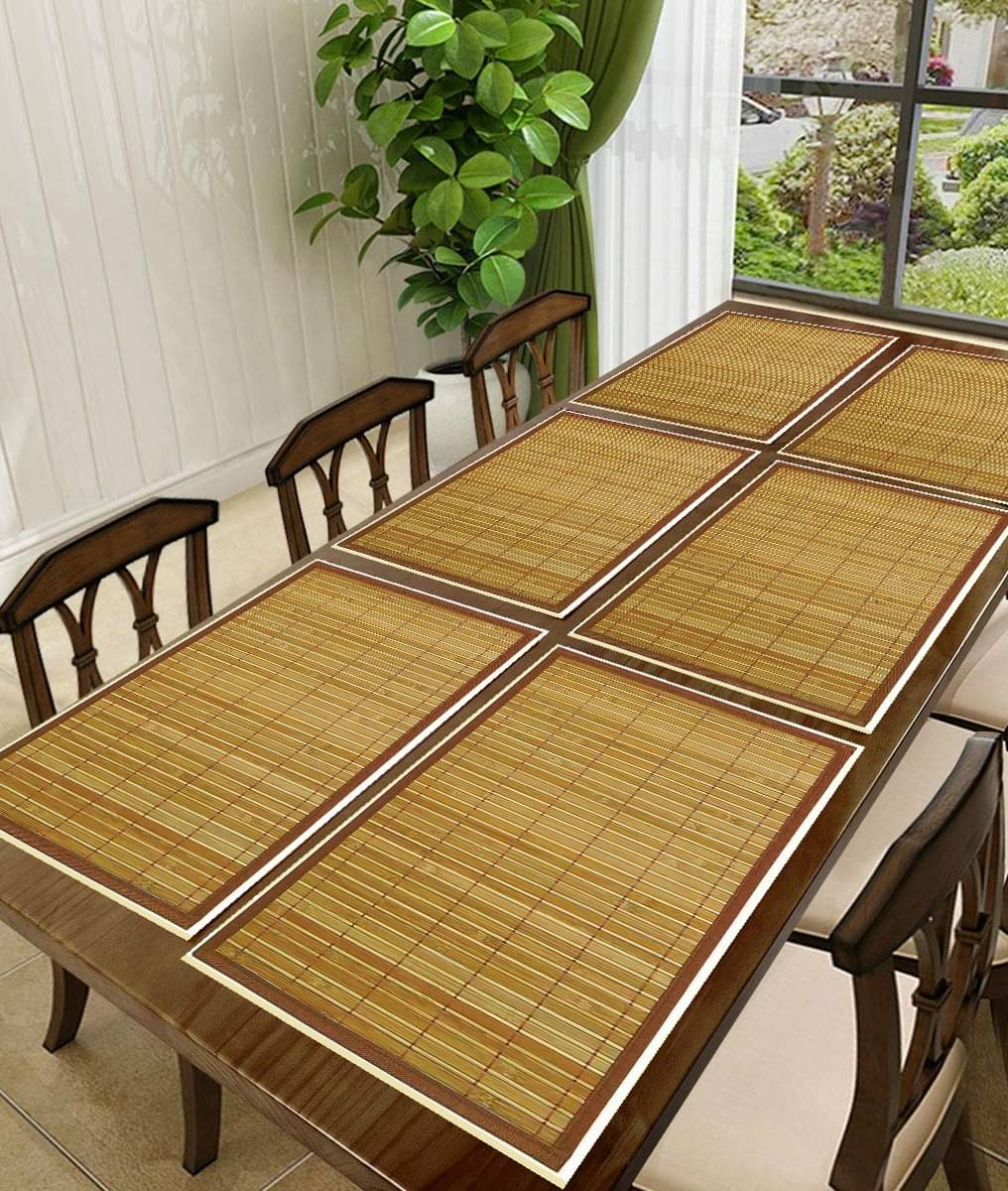     			Sanraksshan PVC Solid Rectangle Table Mats ( 40 cm x 32 cm ) Pack of 1 - Multi