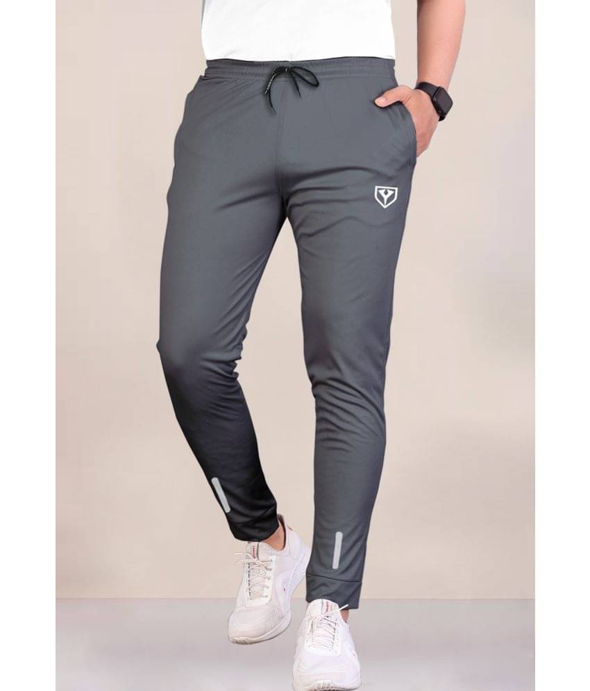 Septem Grey Polyester Men's Trackpants ( Pack of 1 )     			Septem Grey Polyester Men's Trackpants ( Pack of 1 )