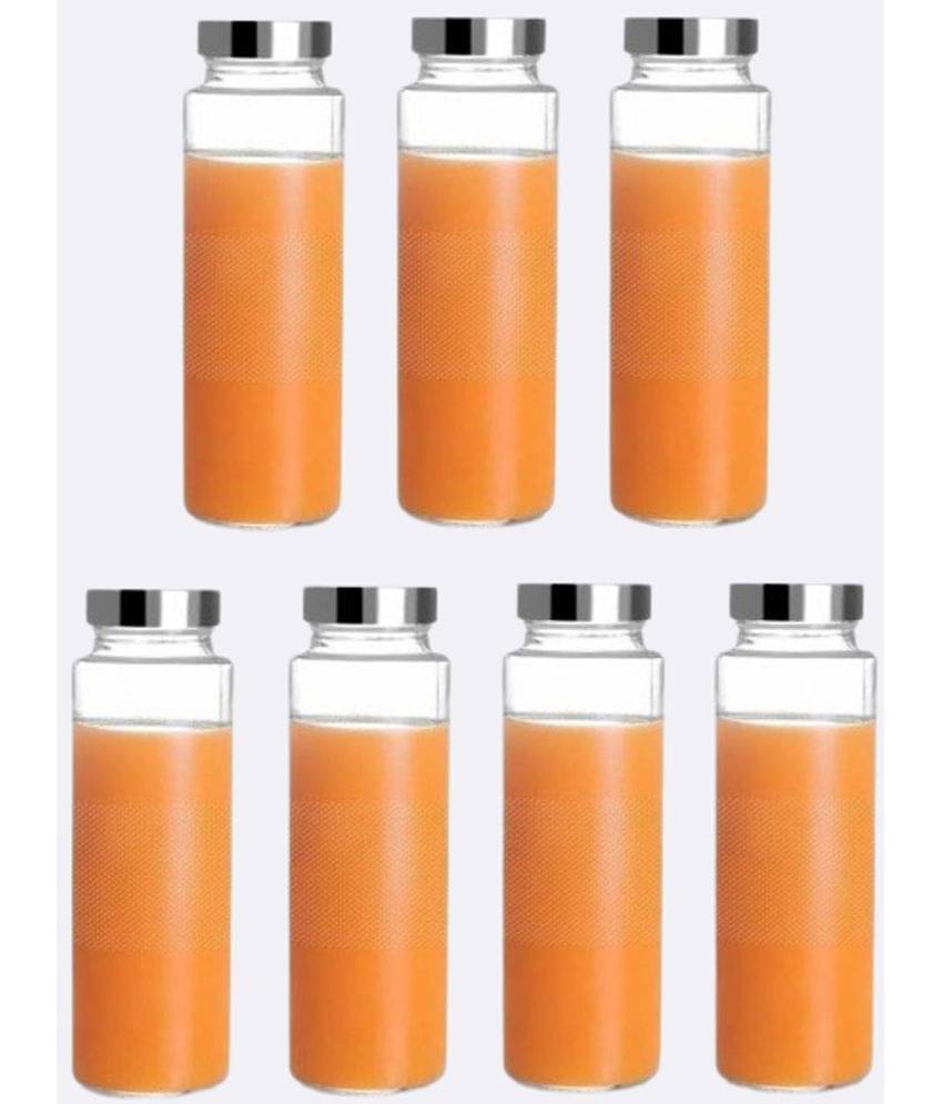 Somil Glass Container Jar Glass Transparent Utility Container ( Set of 7 ) Somil Glass Container Jar Glass Transparent Utility Container ( Set of 7 )