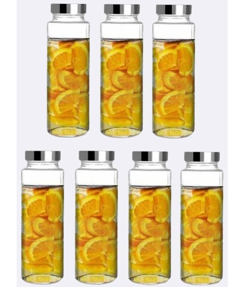 Somil Glass Container Jar Glass Transparent Utility Container ( Set of 7 ) Somil Glass Container Jar Glass Transparent Utility Container ( Set of 7 )