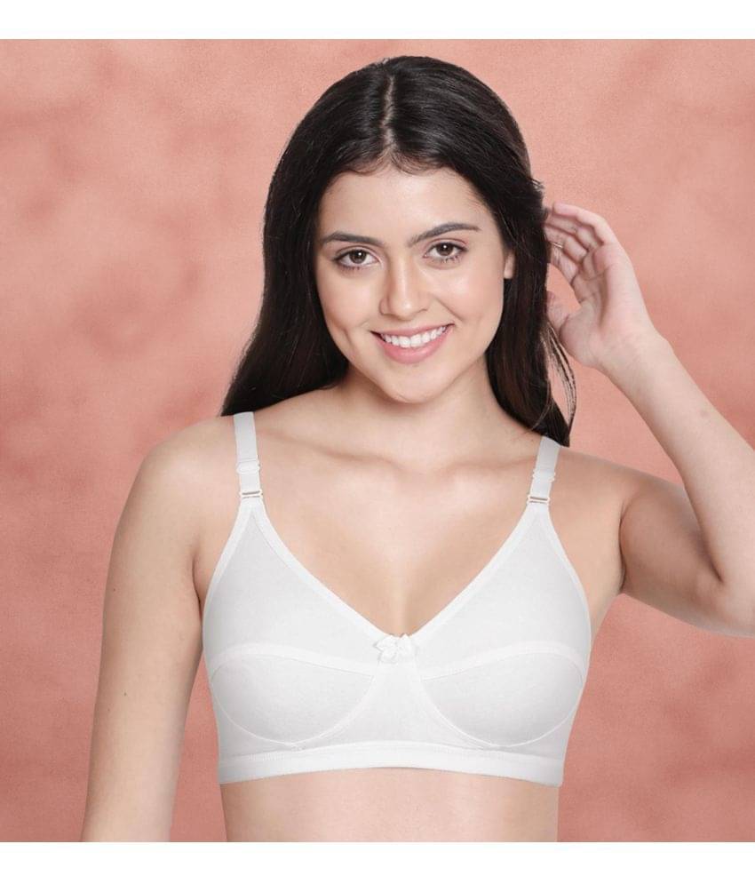 Susie Polyester Non Padded Women's Everyday Bra ( White ) AI1002-White Susie Polyester Non Padded Women's Everyday Bra ( White ) AI1002-White