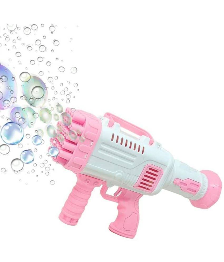     			RAINBOW RIDERS Super Socket Bubble 32 Holes Gun For Kids/Indoor & Outdoor Toy, Launcher Machine For Girls & Boys