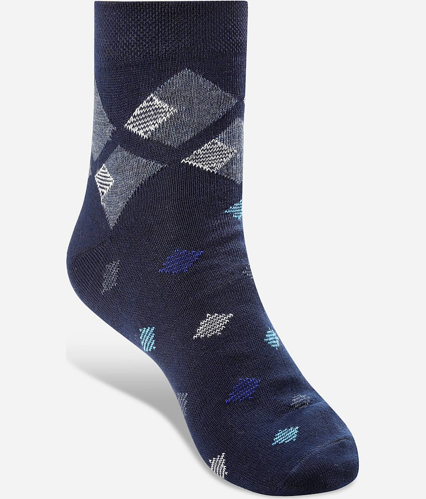 Texlon Cotton Men's Printed Multicolor Ankle Length Socks ( Pack of 5 )