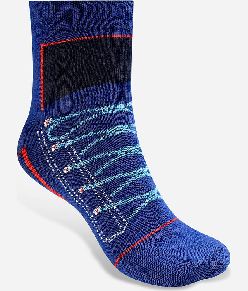 Texlon Cotton Men's Printed Multicolor Ankle Length Socks ( Pack of 5 )