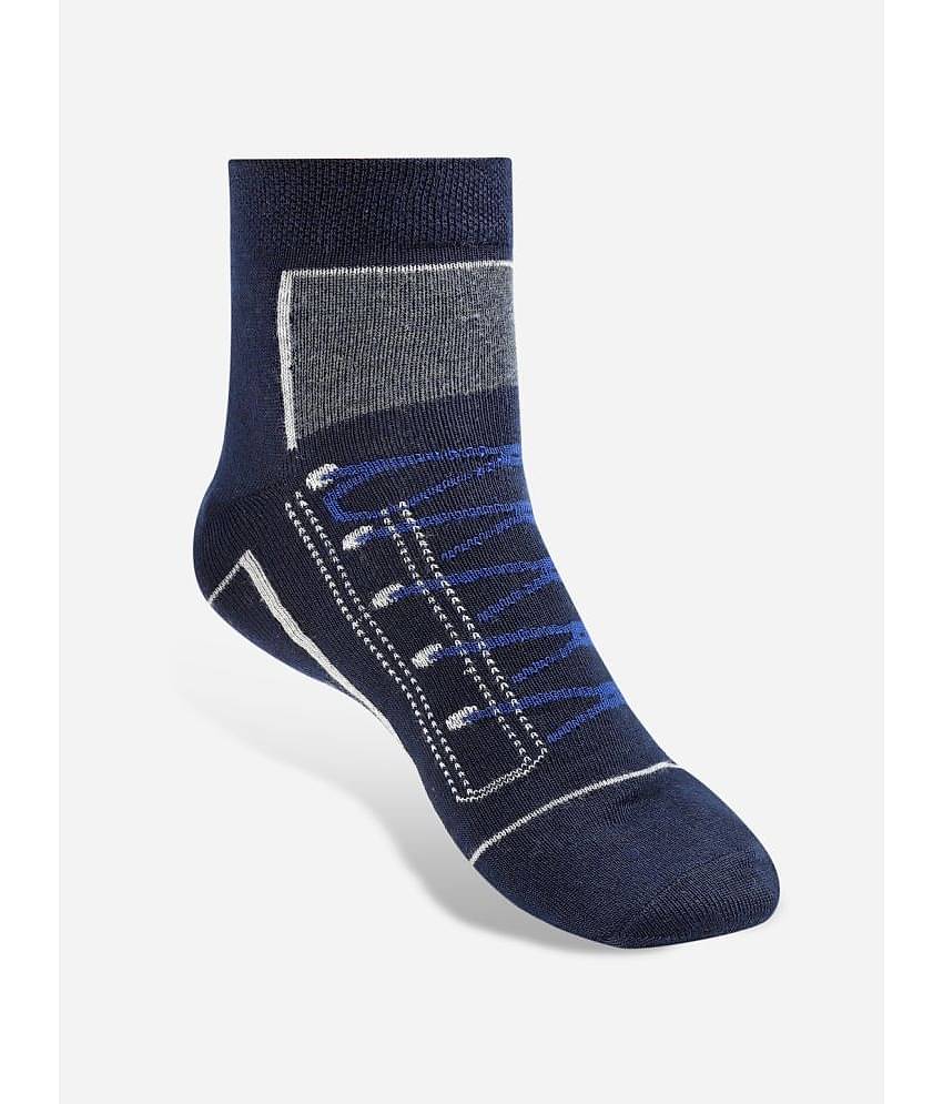 Texlon Cotton Men's Printed Multicolor Ankle Length Socks ( Pack of 5 )