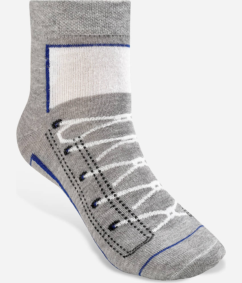 Texlon Cotton Men's Printed Multicolor Ankle Length Socks ( Pack of 5 )