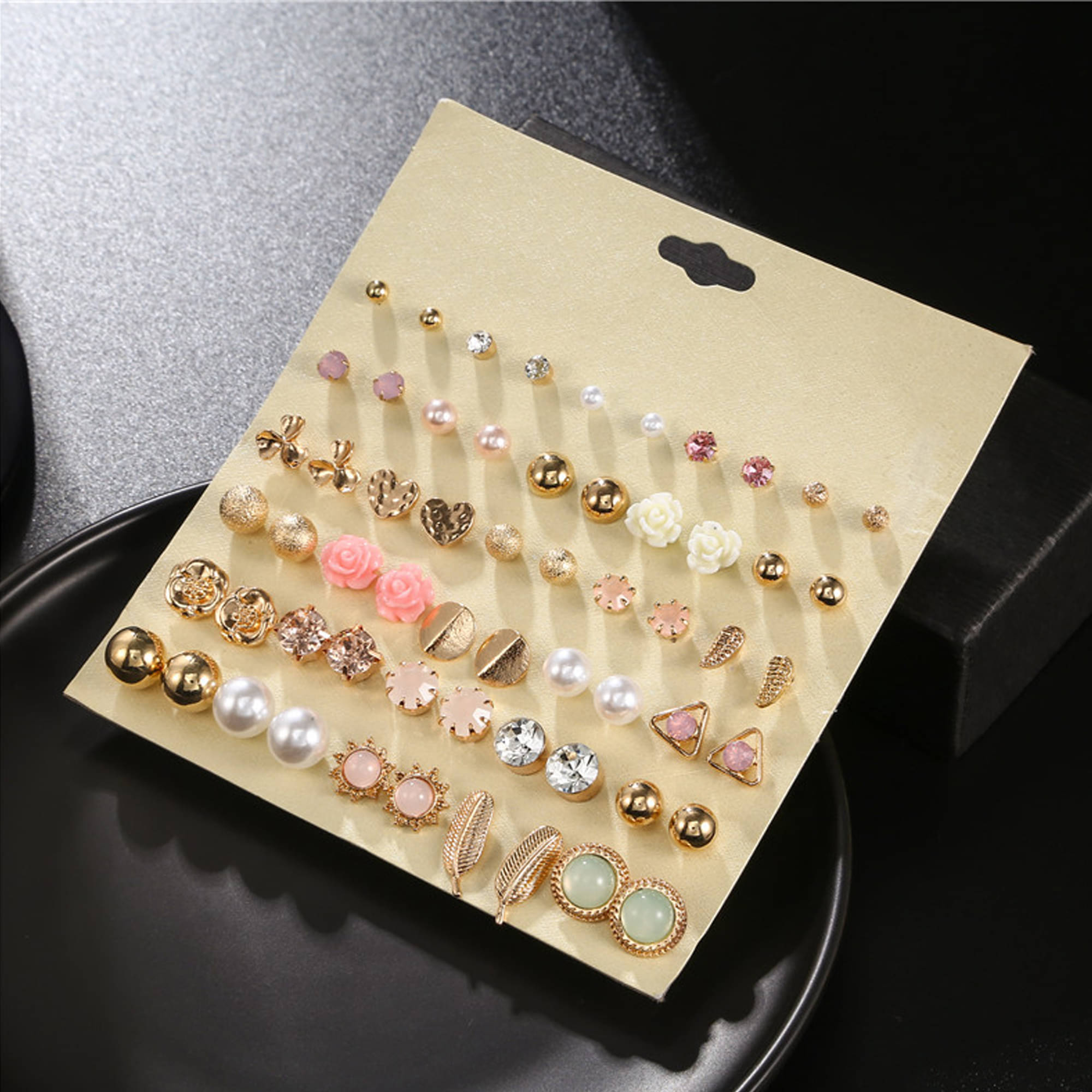    			Thrillz Multi Color Stud Earrings ( More Than 10 )