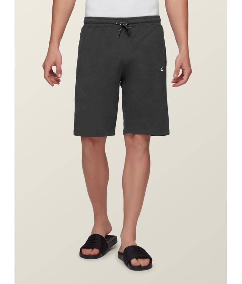    			XYXX Grey Cotton Men's Shorts ( Pack of 1 )