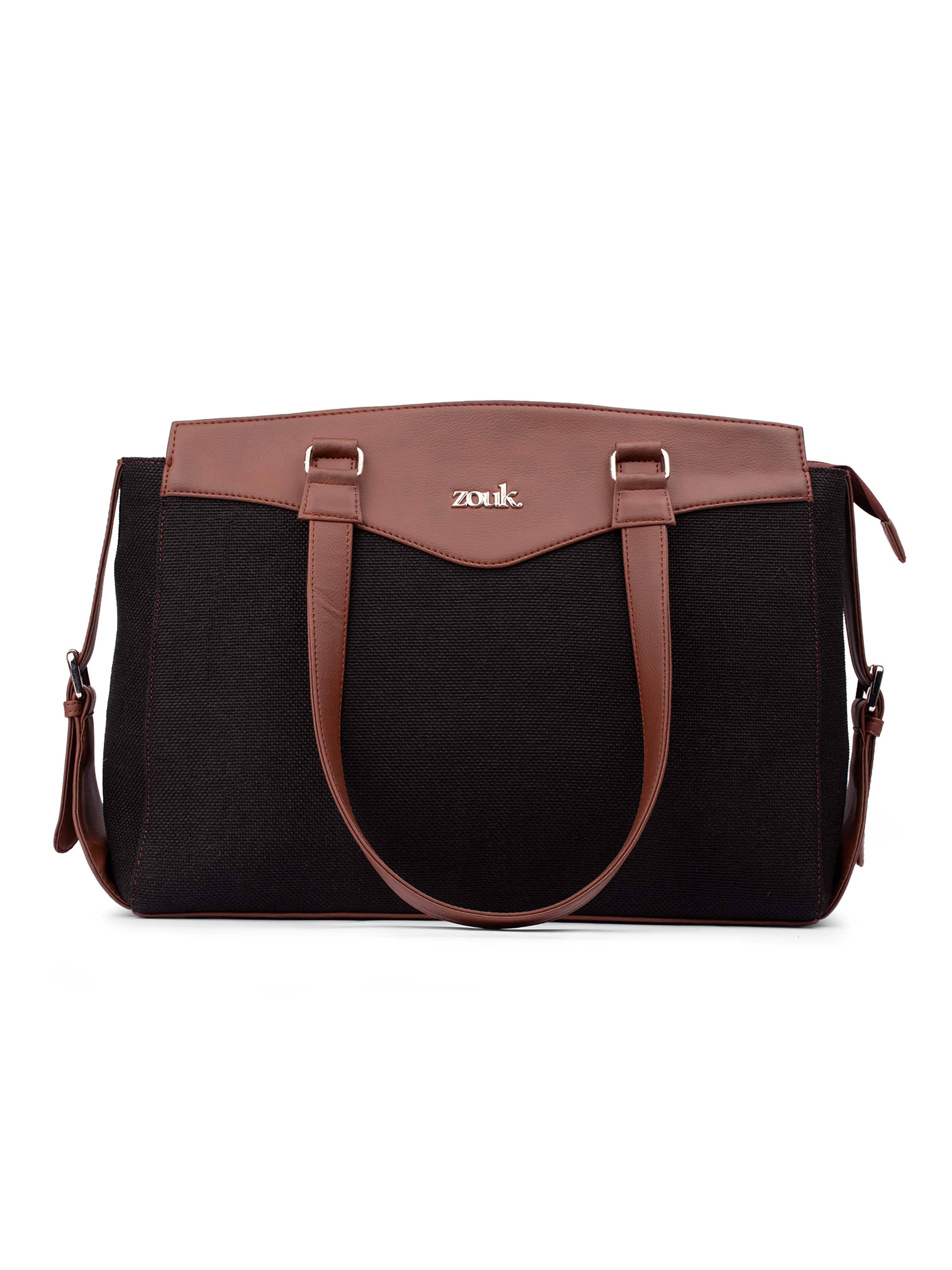 Zouk Shoulder Bag Jute Set of 1 ( Black ) Zouk Shoulder Bag Jute Set of 1 ( Black )