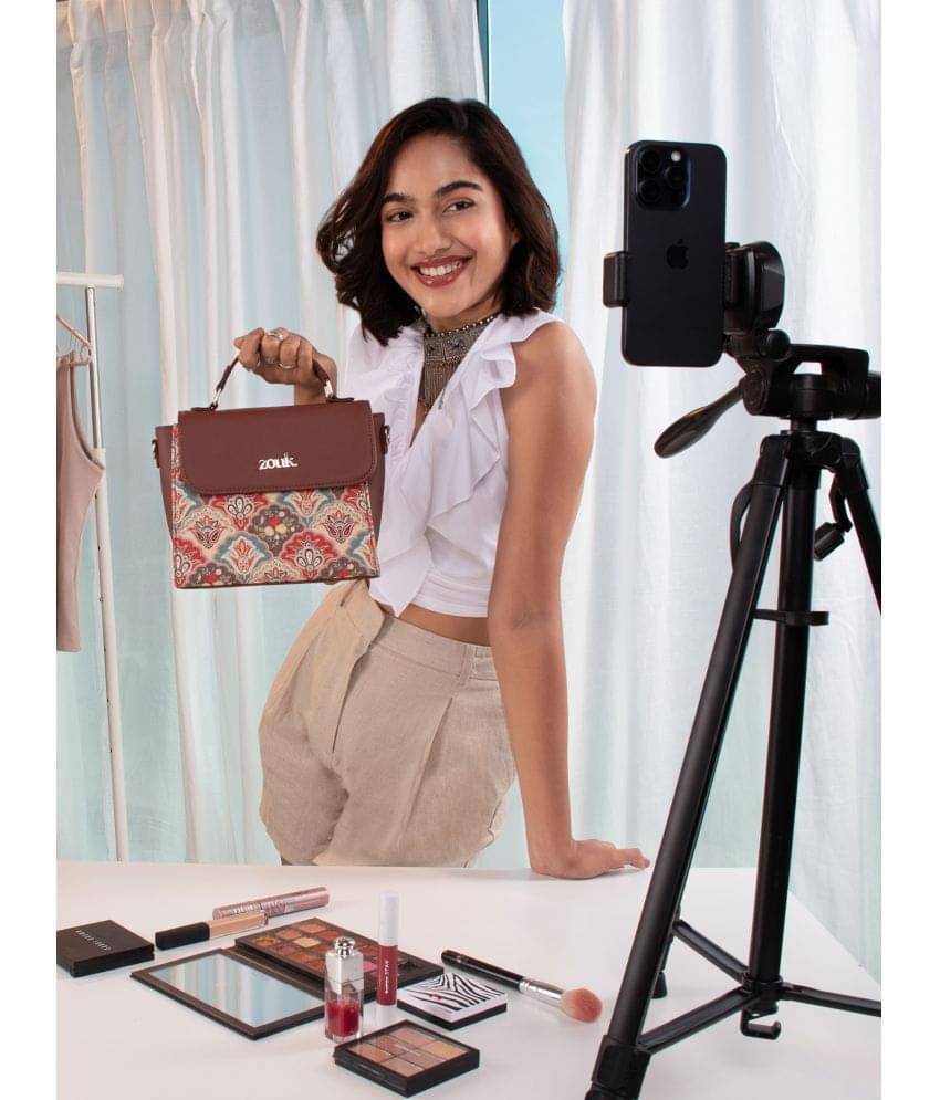     			Zouk Sling Bag Jute Set of 1 ( Multicolor )