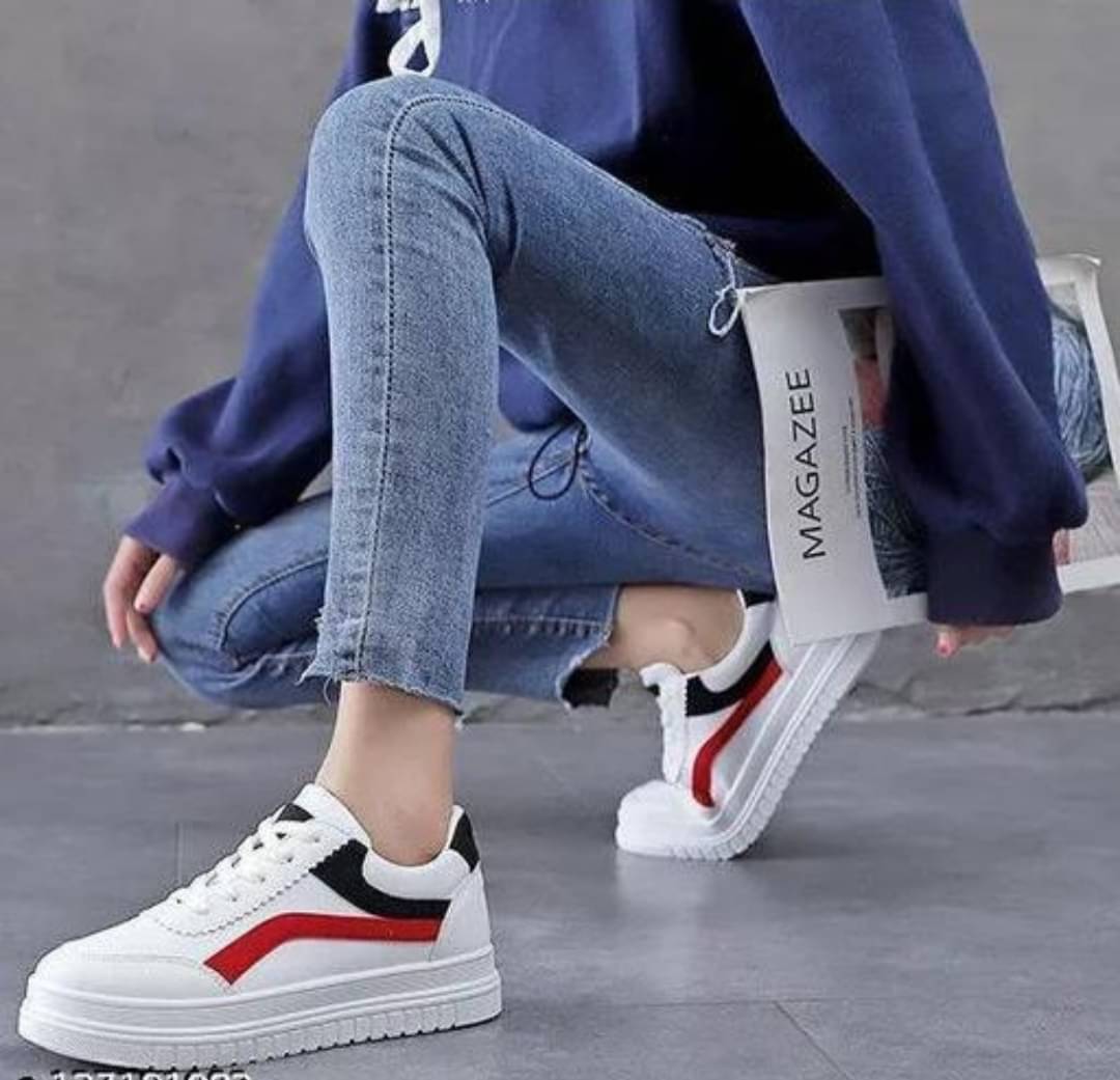     			ADRINT. Red Women's Sneakers