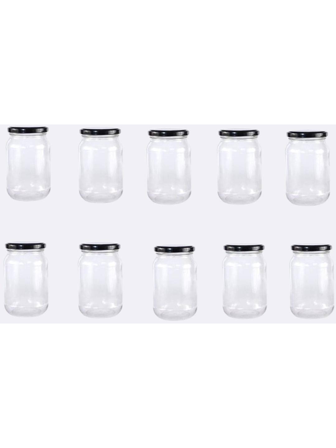     			AFAST Glass Container Jar Glass Nude Utility Container ( Set of 10 )