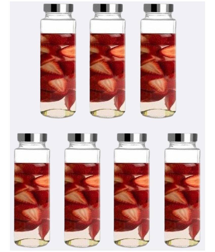     			AFAST Glass Container Jar Glass Nude Utility Container ( Set of 7 )