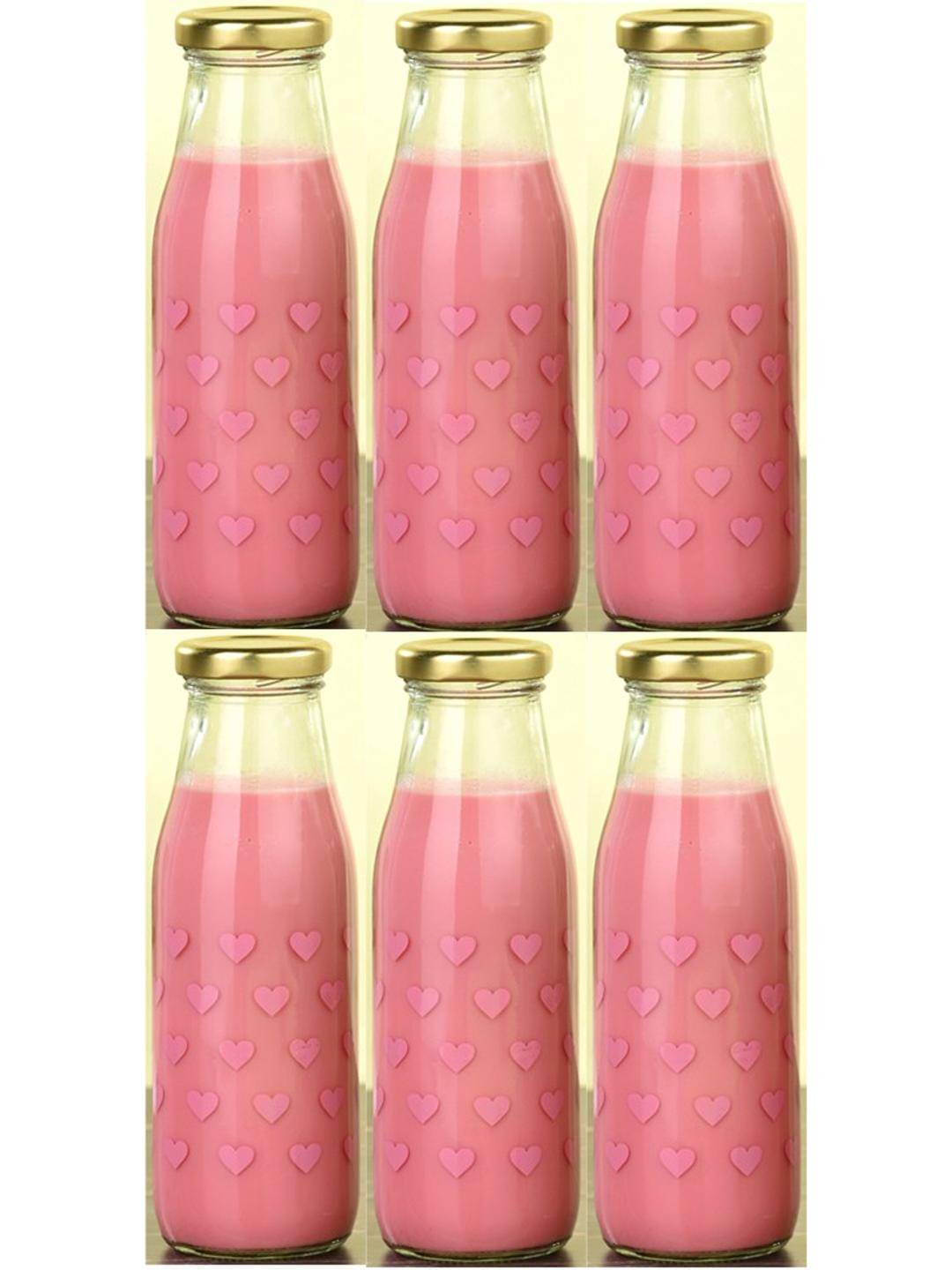     			AFAST Multipurpose Bottle Glass Transparent Utility Container ( Set of 6 )