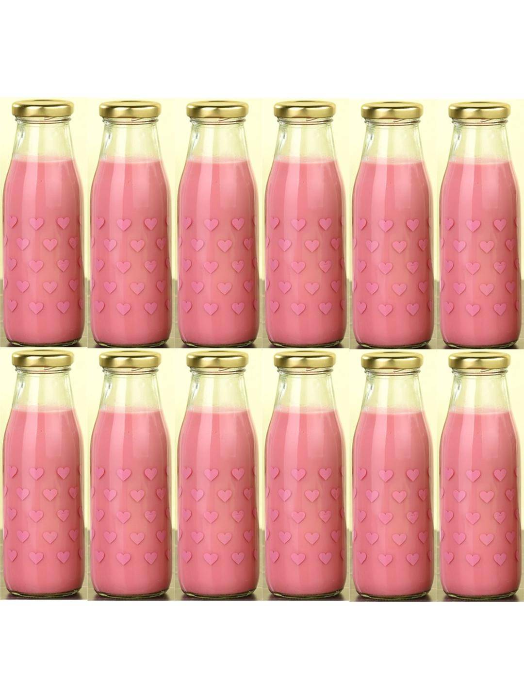     			AFAST Multipurpose Bottle Glass Transparent Utility Container ( Set of 12 )