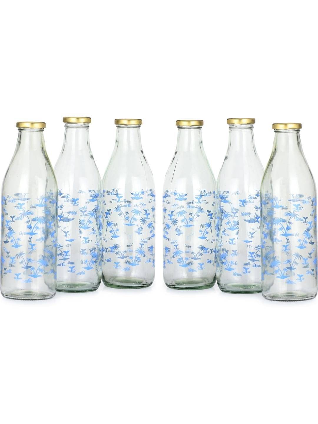 AFAST Multipurpose Bottle Glass Transparent Utility Container ( Set of 6 ) AFAST Multipurpose Bottle Glass Transparent Utility Container ( Set of 6 )