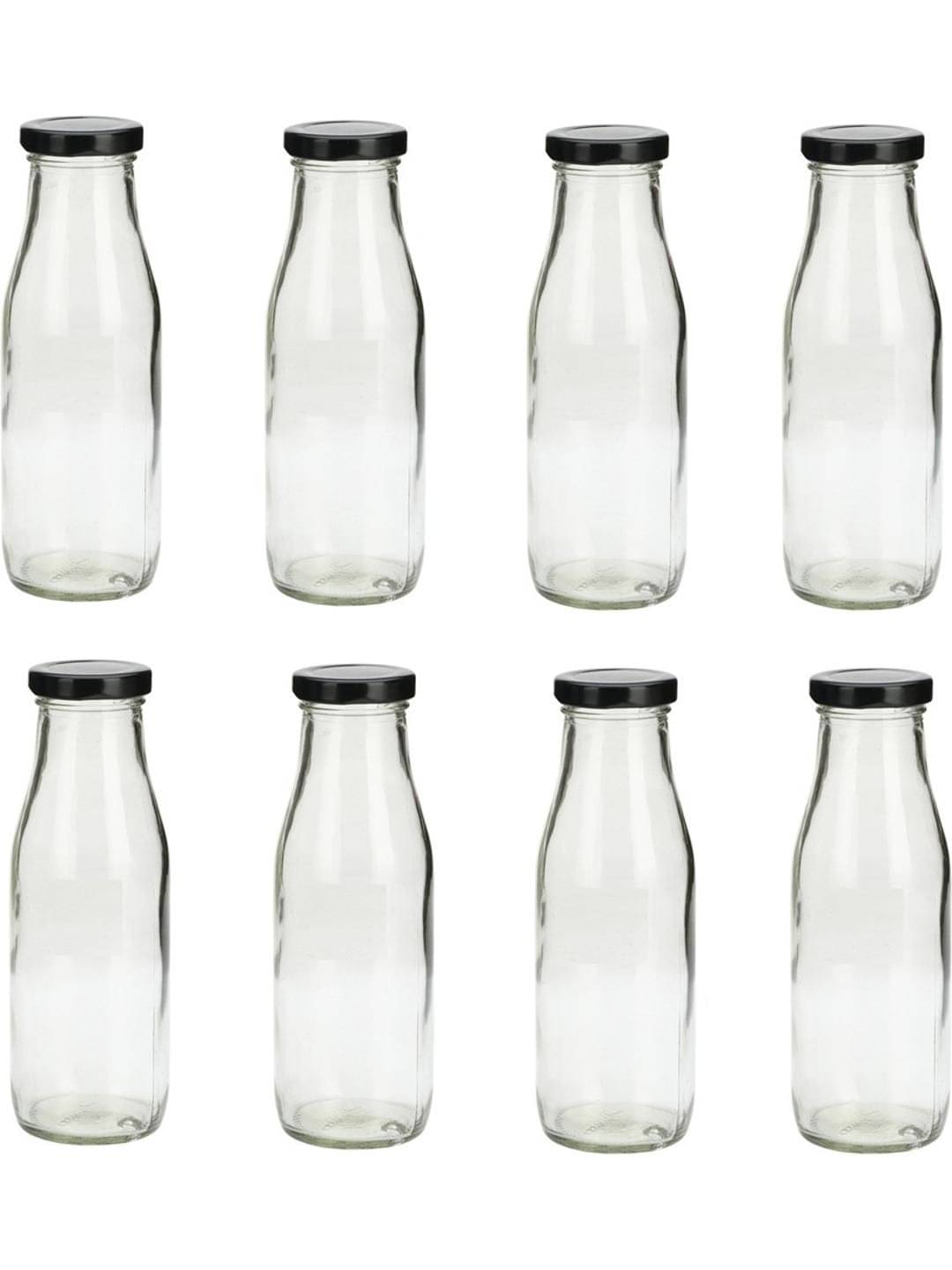     			AFAST Multipurpose Bottle Glass Transparent Utility Container ( Set of 8 )