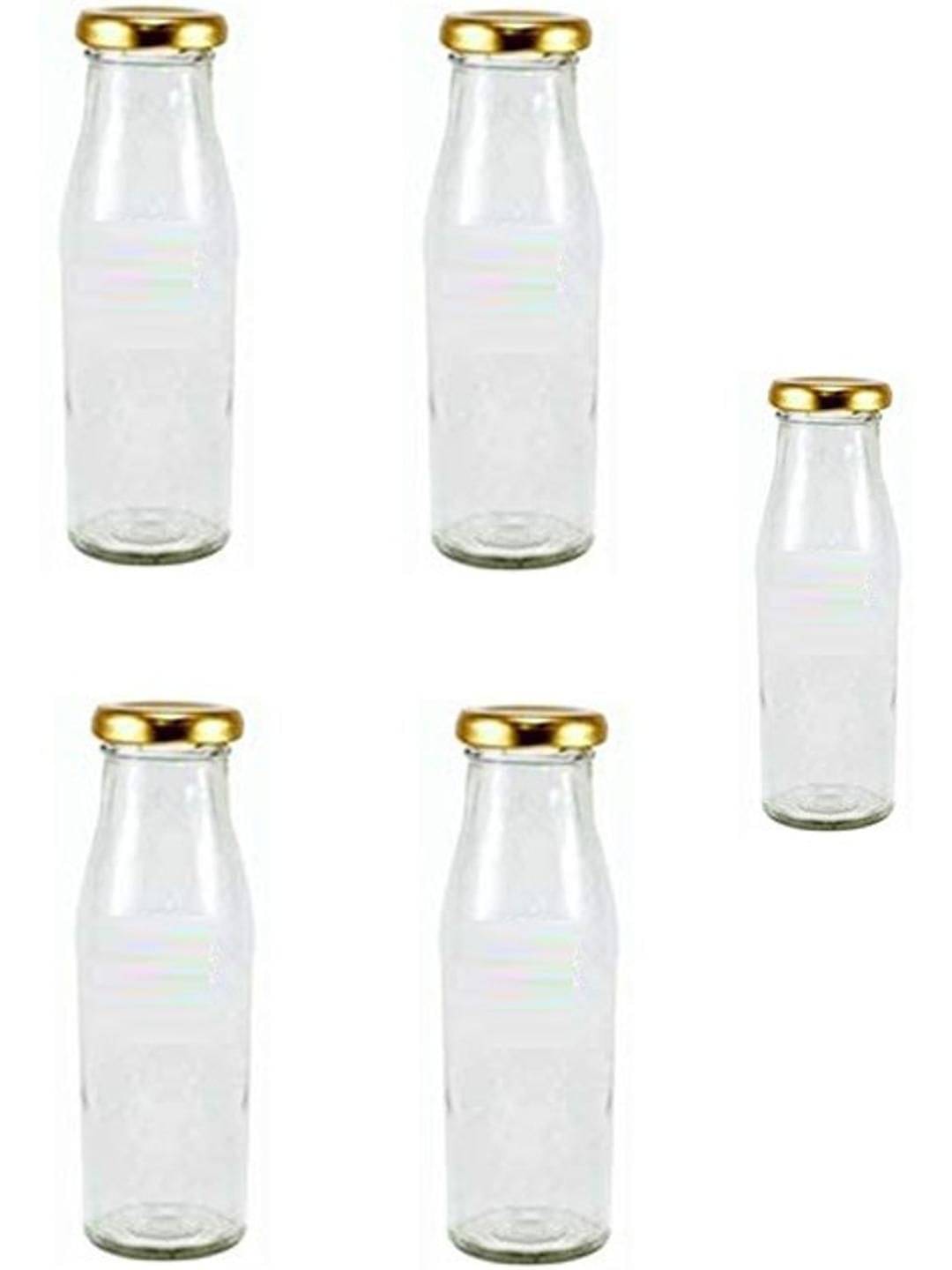 AFAST Multipurpose Bottle Glass Transparent Utility Container ( Set of 5 ) AFAST Multipurpose Bottle Glass Transparent Utility Container ( Set of 5 )
