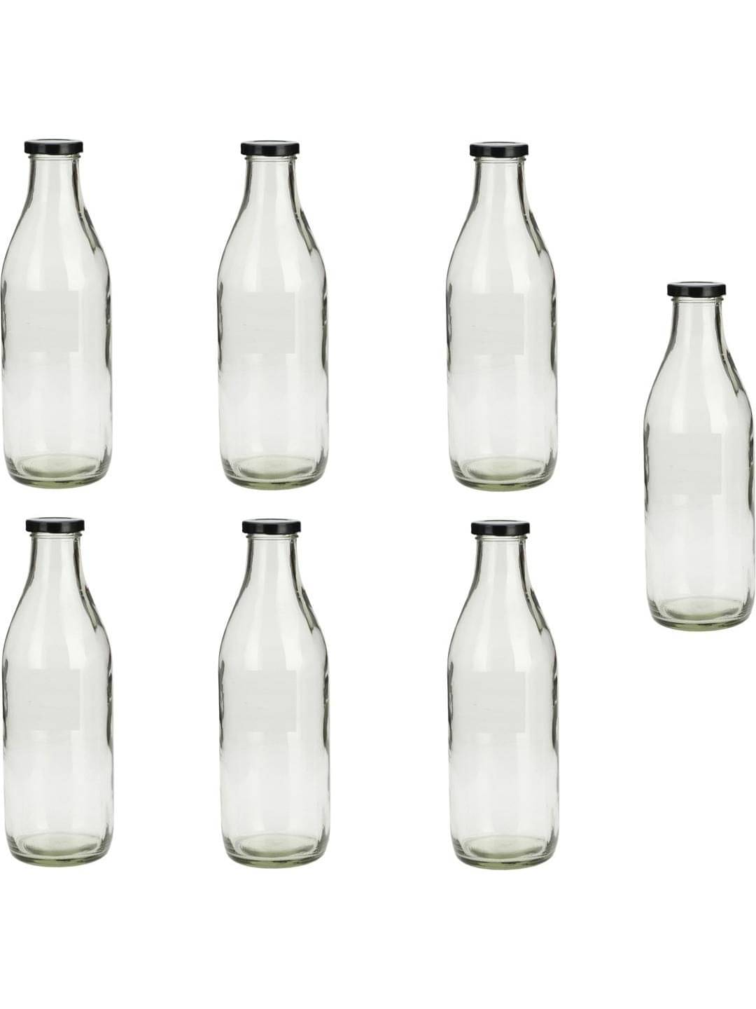 AFAST Multipurpose Bottle Glass Transparent Utility Container ( Set of 7 ) AFAST Multipurpose Bottle Glass Transparent Utility Container ( Set of 7 )