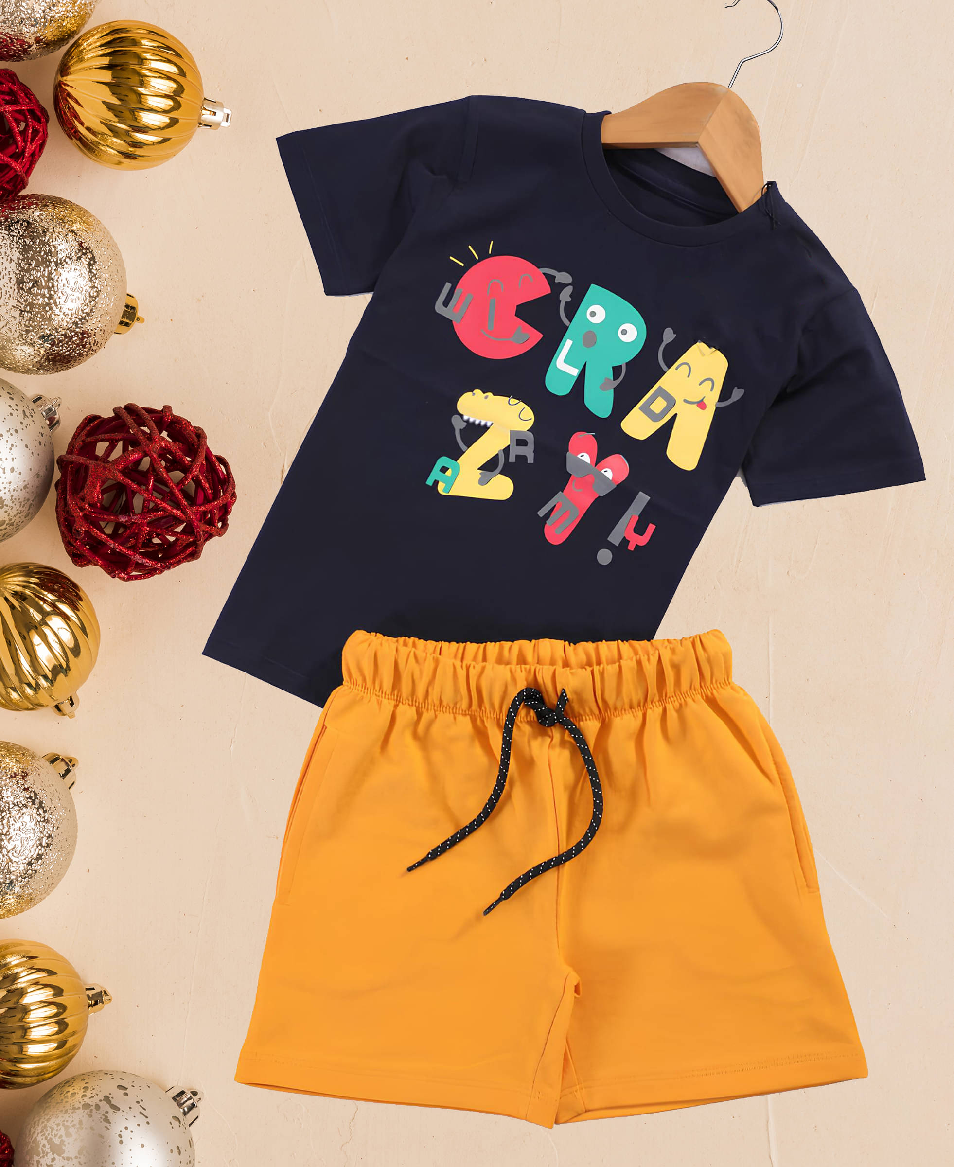     			Arshia Fashions Pack of 1 Boys Cotton Blend T-Shirt & Shorts Set ( Blue )