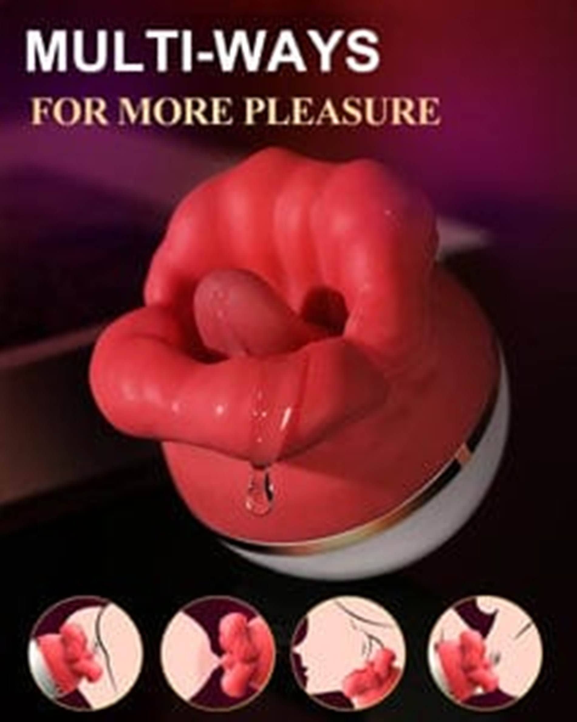 BIG MOUTH New Design Tongue Vibrator Licking Massager Clitoral Vibrator Clit Women Masturbator Tongue-Shaped Vibrator BY-CRAZYNYT