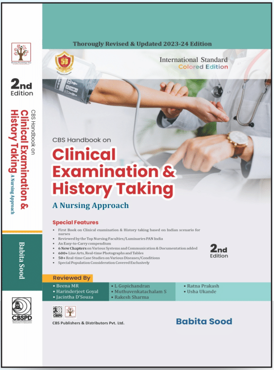 CBS Handbook on Clinical Examination & History Taking A Nursing Approach 2nd Edition CBS Handbook on Clinical Examination & History Taking A Nursing Approach 2nd Edition