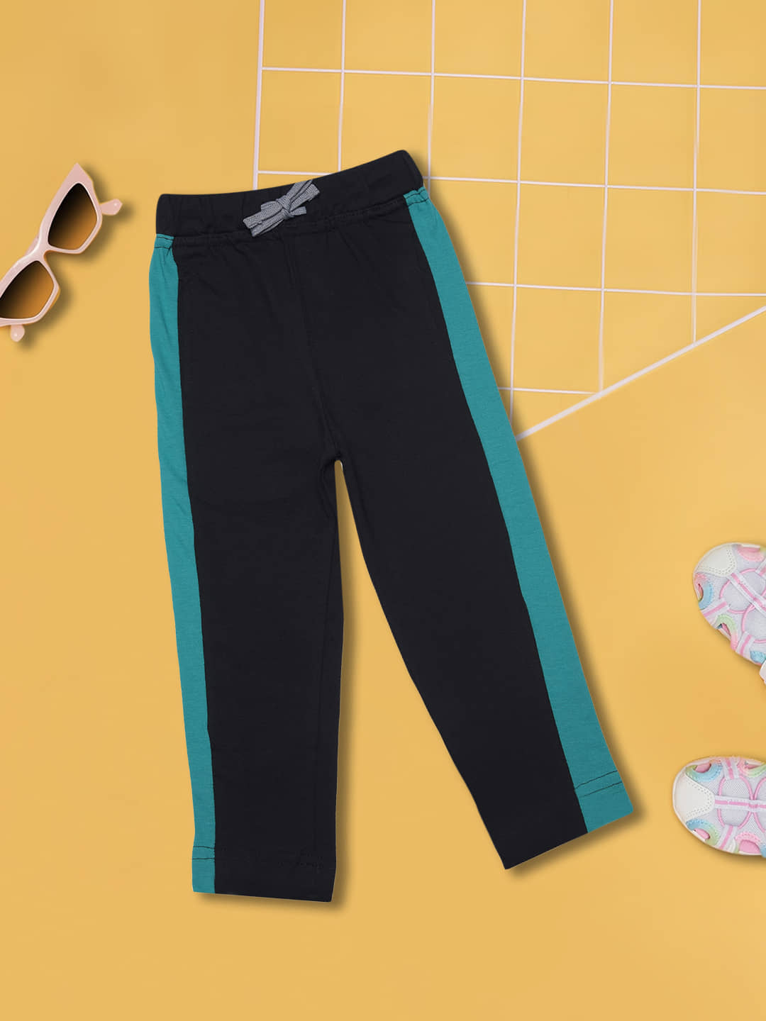 Dollar Champion Kidswear Pack of 1 Boys Cotton Trackpant ( Multi ) - Track Pants | Buy online on ZillyBuy