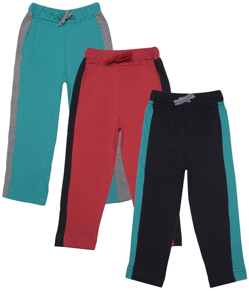 Dollar Champion Kidswear Pack of 3 Boys Cotton Trackpant ( Multi ) - Track Pants | Buy online on ZillyBuy