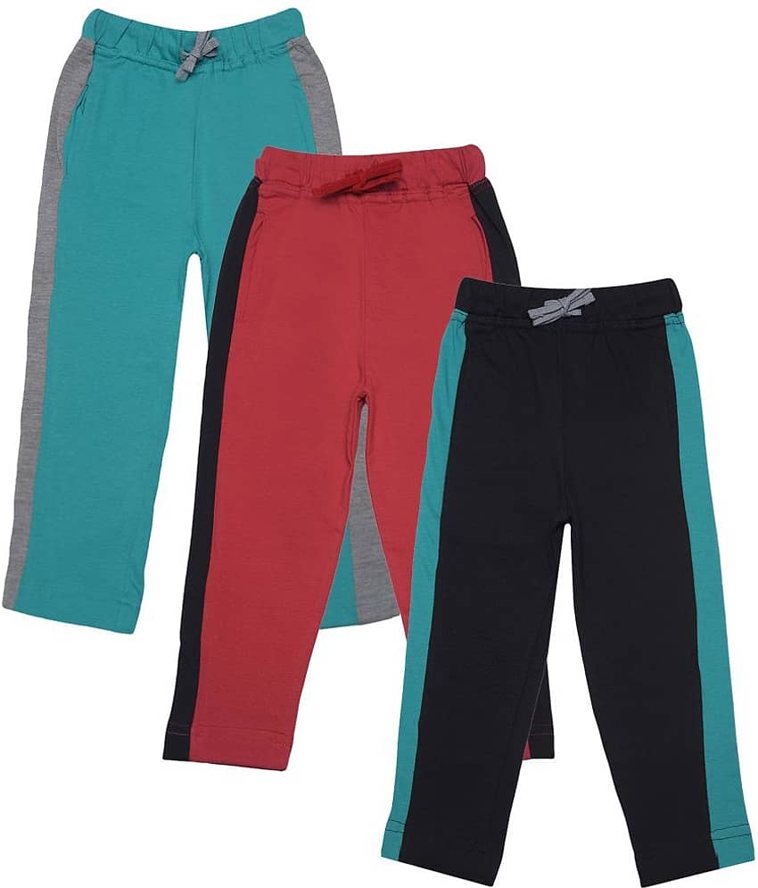 Dollar Champion Kidswear Pack of 3 Boys Cotton Trackpant ( Multi ) - Track Pants | Buy online on ZillyBuy
