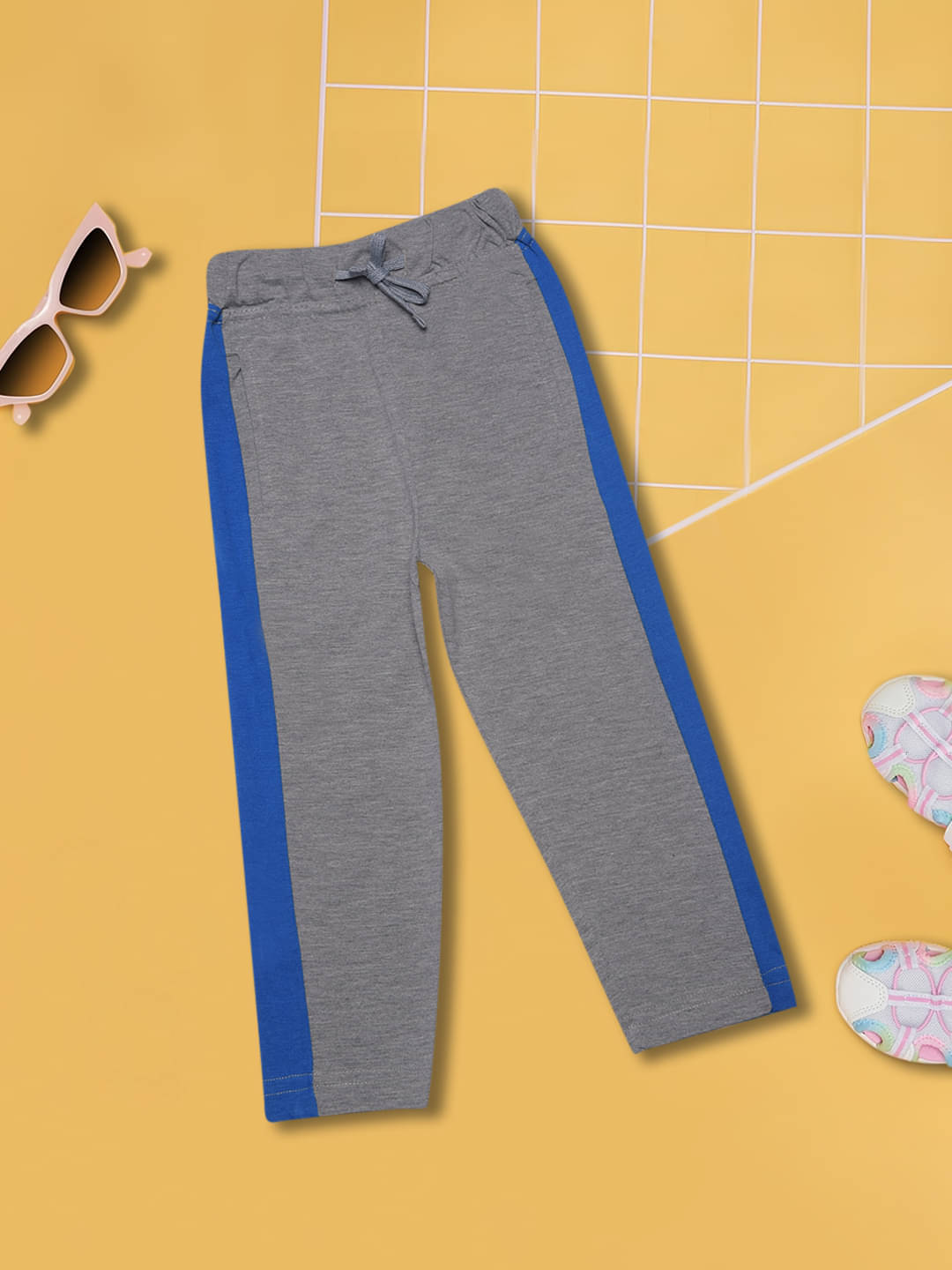     			Dollar Champion Kidswear Pack of 1 Boys Cotton Trackpant ( Multi )
