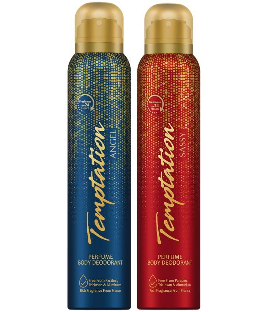     			Envy Temptation Angel and Sassy Deodorant Spray for Women 300 ml ( Pack of 2 )