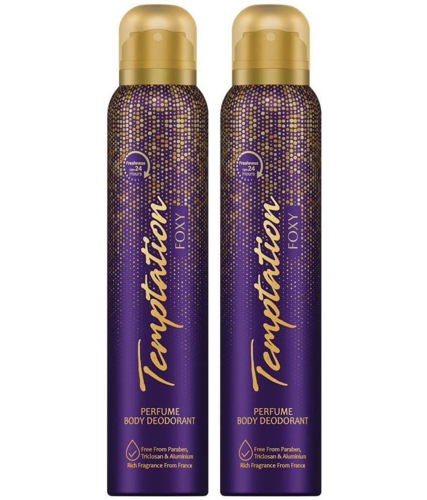 Envy Temptation Foxy Deodorant Spray for Women 300 ml ( Pack of 2 ) Envy Temptation Foxy Deodorant Spray for Women 300 ml ( Pack of 2 )