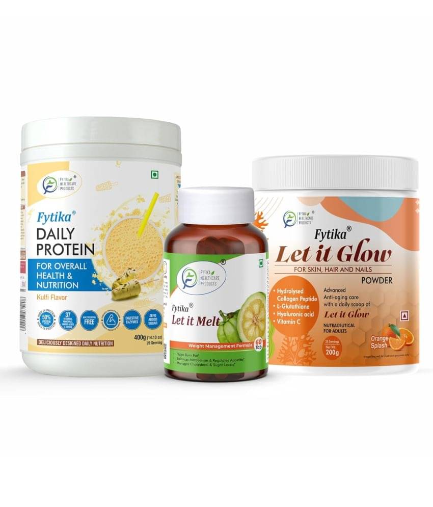     			FYTIKA Protein& Letitmelt & LetitGlow 3 gm Pack of 3