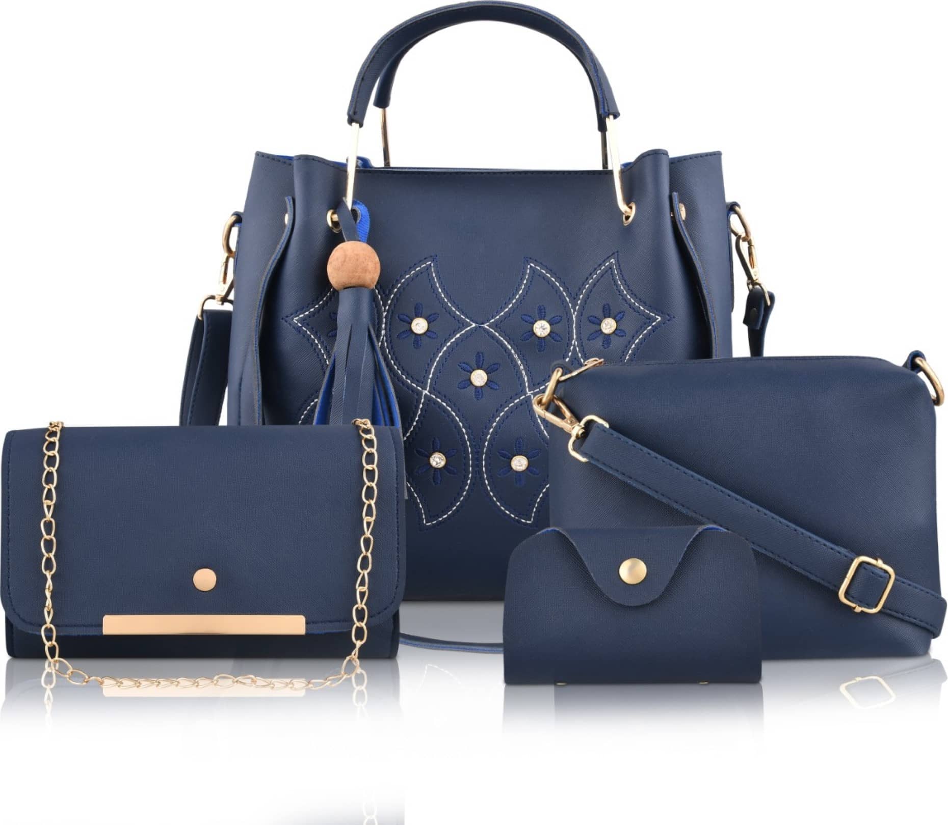 Fargo Blue PU Combo Bags - Handbags | Buy online on ZillyBuy