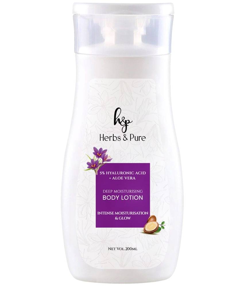 Herbs and Pure Deep Moisturisation Body Lotion, Spf 20, Kesar Oil and Shea Butter, 200ml) Herbs and Pure Deep Moisturisation Body Lotion, Spf 20, Kesar Oil and Shea Butter, 200ml)