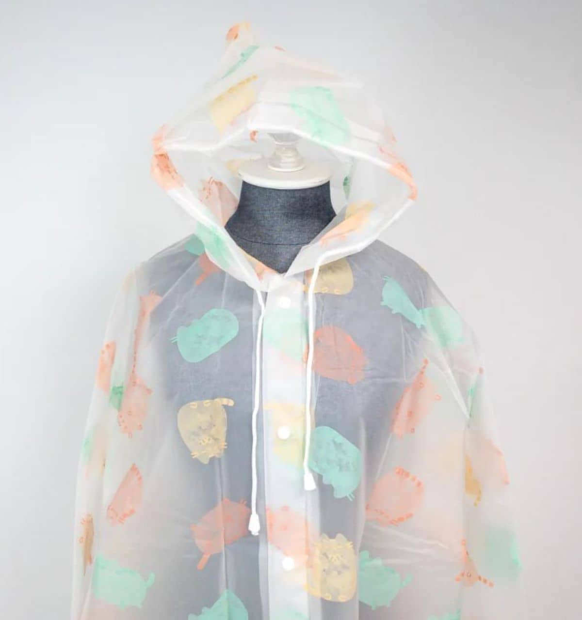 Infispace Polyester Long Raincoat - Multi Color