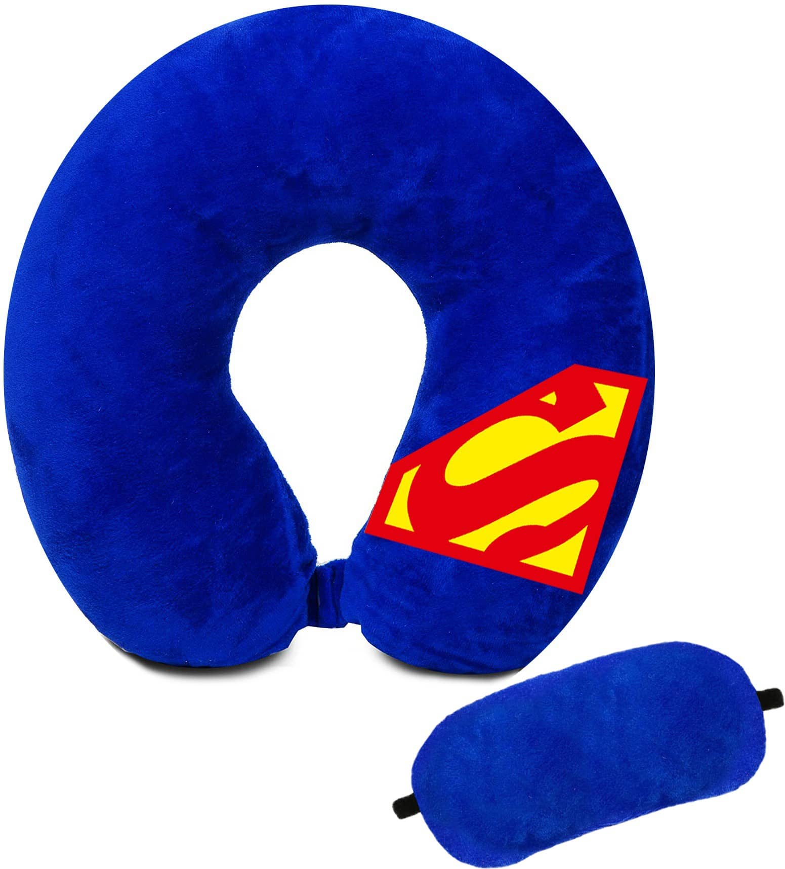 JUZZII Blue Neck Pillow,Eye Shade ( Pack of 2 )