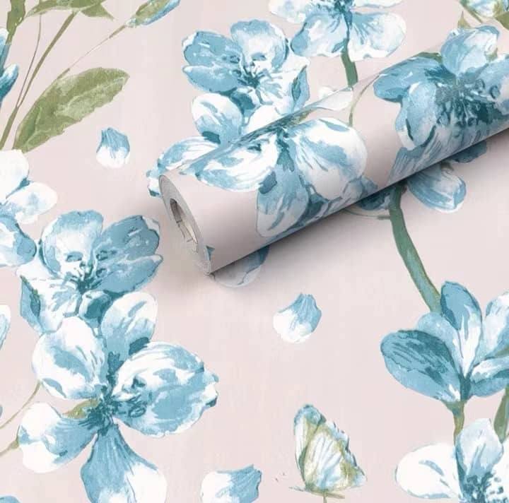 KAAF Floral Wallpaper ( 45 x 500 ) cm ( Pack of 1 )