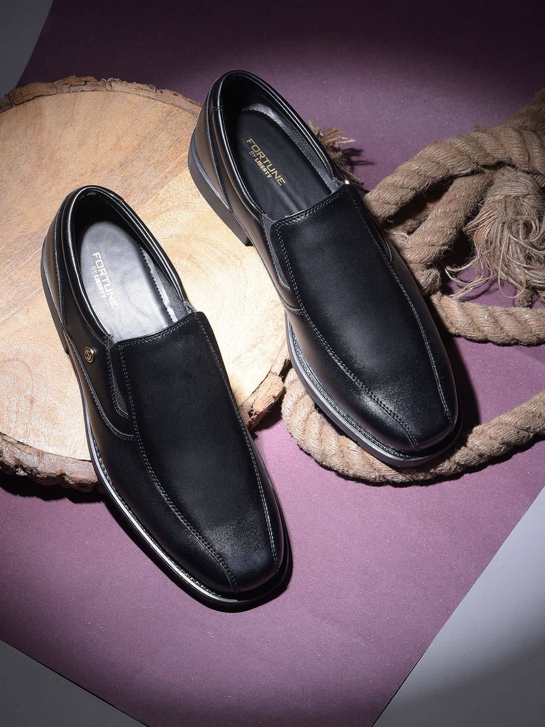 Liberty Black Men's Mocassin Formal Shoes - Formal Shoes | Buy online on ZillyBuy