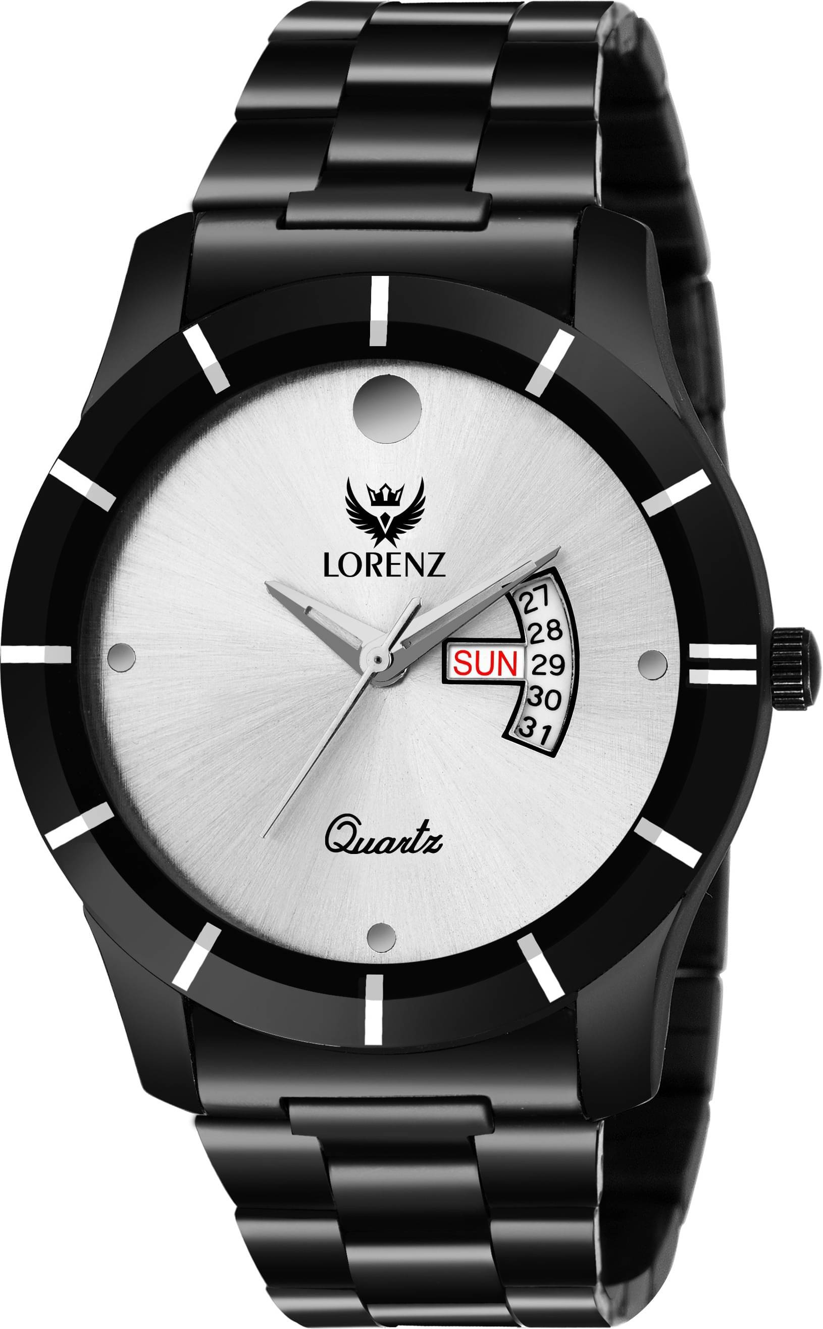     			Lorenz Black Stainless Steel Analog Men's Watch