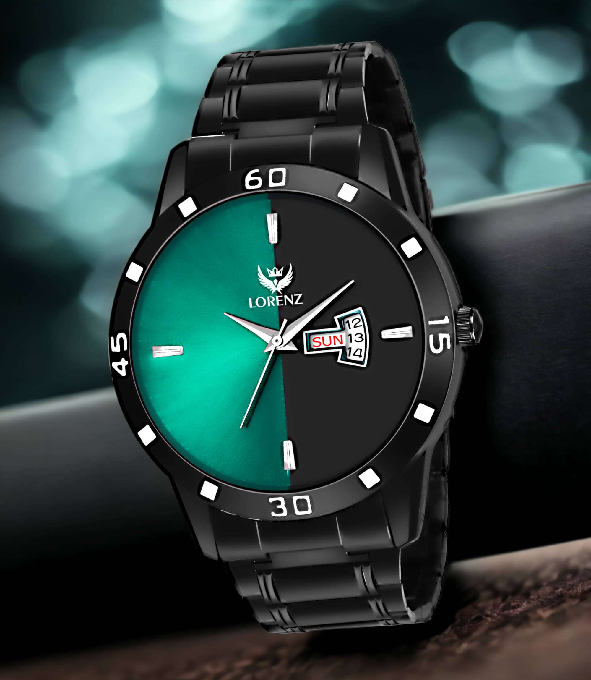 Lorenz Black Stainless Steel Analog Men's Watch