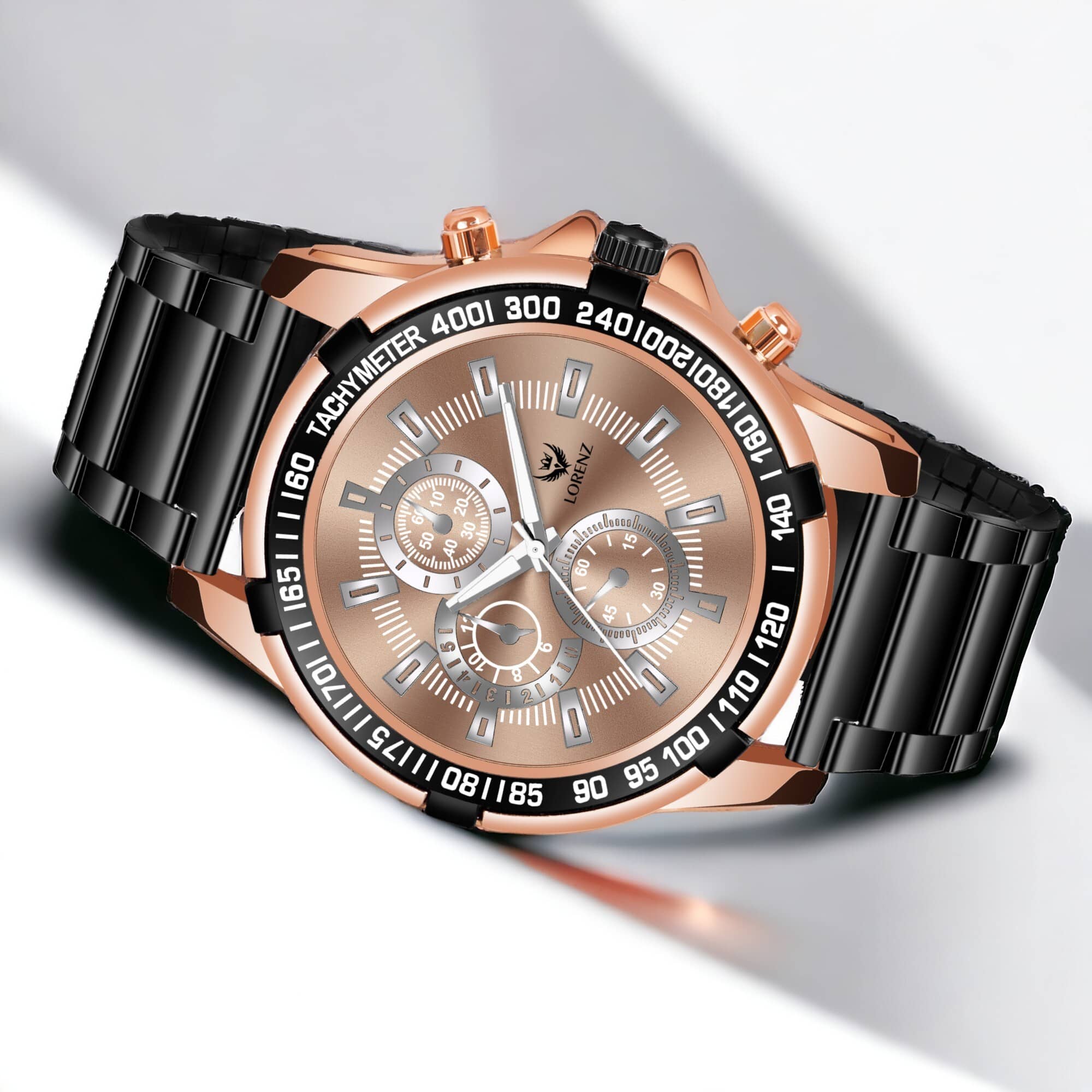Lorenz Black Stainless Steel Analog Men's Watch